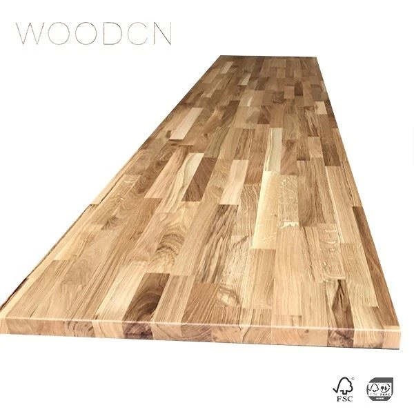 Oak Wood Butcher Block Kitchen Top For Sale 