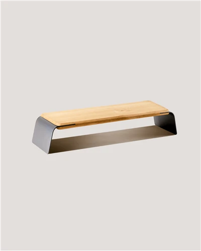 Ergonomisk White Oak Wood Soar Monitor Stand for skrivebordsproducent