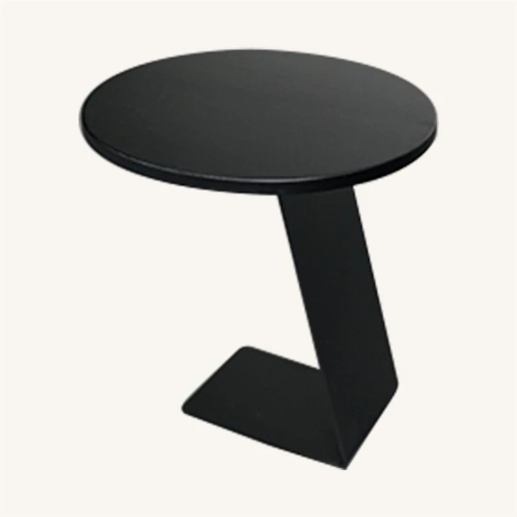 Solid Ash Wood Coffee Table Top in Black Color Supplier price